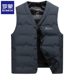 OE943: Áo vest nam cao cấp Romon lông vũ kiểu dáng nhẹ mùa thu đông mới