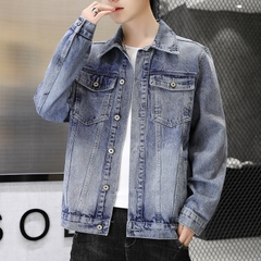 Mã B066: Áo khoác denim nam cao cấp phong cách Hàn Quốc
