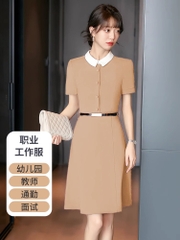 OD082: đầm cao cấp cổ sen