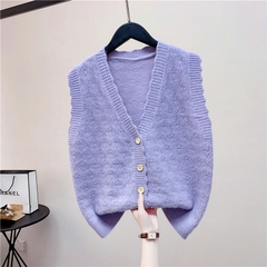 OD480: Áo Vest Nữ Áo Dệt Kim Cardigan