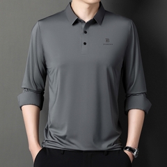 OD234: Áo thun nam ATN dài tay trung niên áo sơ mi cổ polo
