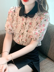 OD115: áo sơ mi nữ voan cao cấp