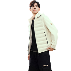 OE188: Áo khoác lông vũ nhẹ Snow Flying dành cho nam ngắn mùa đông