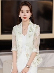 OD073: áo khoác vest nữ mỏng cao cấp