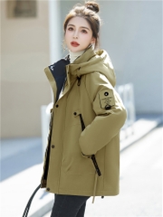 OC966: Áo khoác cotton nữ Mùa đông cao cấp