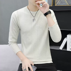Mã A617: áo len cổ tròn mỏng nam dệt kim