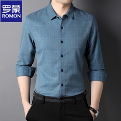 Mã C051: Áo sơ mi dài tay Romon nam trung niên công sở