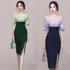 OD144: đầm thiết kế xẻ cao cấp