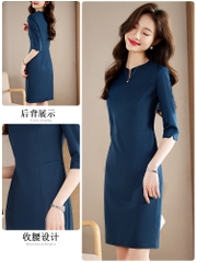 OD085: đầm cao cấp công sở thiết kế