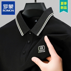 OE845: Áo thun nam tay ngắn bằng lụa tơ tằm mùa hè mới