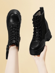 OD207: Giày bốt Martin lưới da thật giày nữ