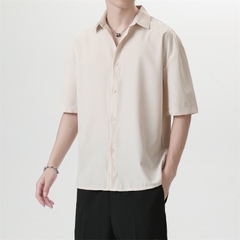 Mã B541: Sơ mi ngắn tay nam dáng rộng cao cấp