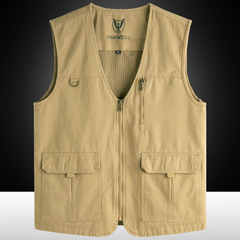 OH083: Áo vest gile cotton cho nam cao cấp, cổ chữ V