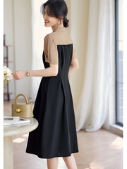 Mã B873: đầm Váy sơ mi kiểu Pháp mùa hè mới phong cách retro