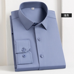 OE934: Áo sơ mi nam cao cấp tay dài Lyocell Tencel Modal trang trọng công sở