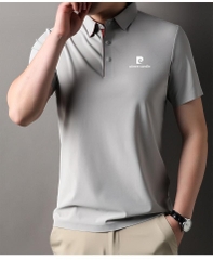 OE663: Áo thun polo ve mới cho nam cao cấp trung niên
