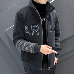 Mã A577: Áo khoác nam Cổ đứng Sherpa