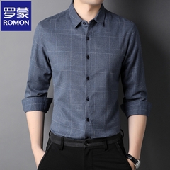 Mã C051: Áo sơ mi dài tay Romon nam trung niên công sở