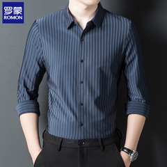 OE146: Áo sơ mi nam cao cấp dài tay cao cấp kẻ sọc