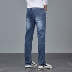 OE163: Quần Jeans Nam Thương Hiệu Thời Trang Co Giãn Quần Ống Đứng