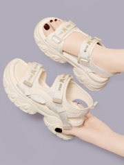 OE442: Dép sandal nữ đế dày Velcro all-match dành cho nữ giày nữ