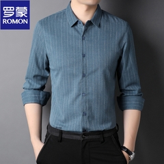 Mã C051: Áo sơ mi dài tay Romon nam trung niên công sở