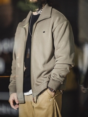 Mã A879: Áo Khoác Nỉ Nam Casual Phong Cách Thể Thao Cardigan