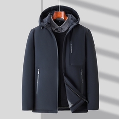 Mã B495: ] Áo khoác có mũ trùm đầu ấm áp có thể tháo rời dành cho nam