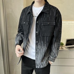 Mã B404: Áo khoác denim GAHOZ gradient dành cho namphong cách Hàn Quốc