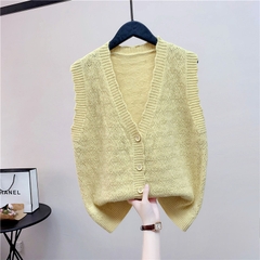 OD480: Áo Vest Nữ Áo Dệt Kim Cardigan
