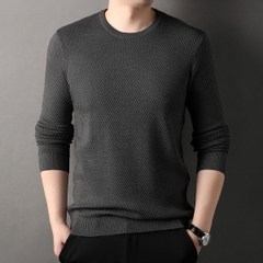 OD320: áo len nam dứa jacquard len dệt kim