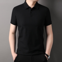 OE237: Áo thun nam cao cấp polo tay ngắn trung niên thoáng khí