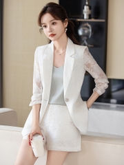 OD078: set bộ vest nữ quần short cao cấp