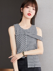 OD022: áo sơ mi nữ cao cấp thiết kế kiểu yếm