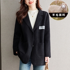 OD849: Áo khoác nữ cashmere dáng rộng