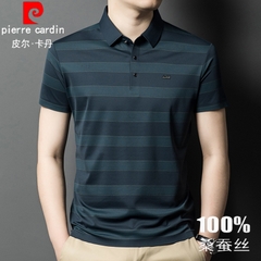 OE869: Áo thun nam tay ngắn áo lụa băng mỏng mùa hè dành cho người trung niên