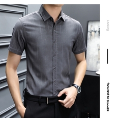 OD381: Áo Sơ Mi Nam Cao Cấp Tay Ngắn Inch Co Giãn Chống Nhăn
