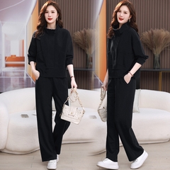 Mã B770: Sét bộ thể thao nữ dáng rộng trung niên phong cách phương tây