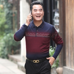 Mã B549: Áo thun cotton nam dành cho trung niên