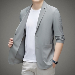 OE460: áo khoác vest nam cao cấp lụa băng Romon dành cho nam cao cấp