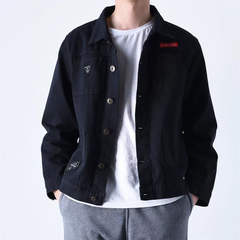 Mã A634: Áo khoác denim nam from ngắn dáng rộng phong cách Hàn Quốc