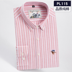 OC983: Áo sơ mi cotton dài tay nam mùa xuân thu Paul Oxford kẻ sọc cỡ lớn