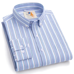 OC944: Áo sơ mi nam dài tay sọc nhiều màu vải cotton thời trang công sở