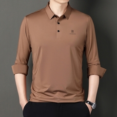 OD234: Áo thun nam ATN dài tay trung niên áo sơ mi cổ polo