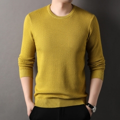 OD320: áo len nam dứa jacquard len dệt kim