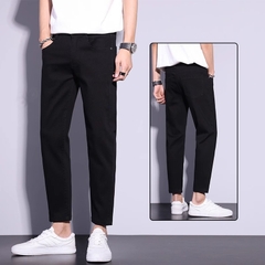 OE735: Quần jeans nam cao cấp vừa vặn thẳng bó co giãn