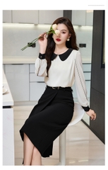 OD659: set áo váy cao cấp phong cách Pháp