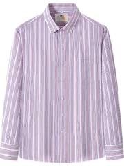 OC944: Áo sơ mi nam dài tay sọc nhiều màu vải cotton thời trang công sở
