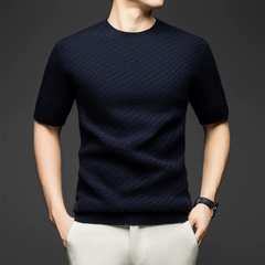 OH188: Áo len cashmere tay ngắn Old Qian dành cho nam