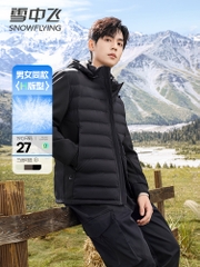 OE188: Áo khoác lông vũ nhẹ Snow Flying dành cho nam ngắn mùa đông